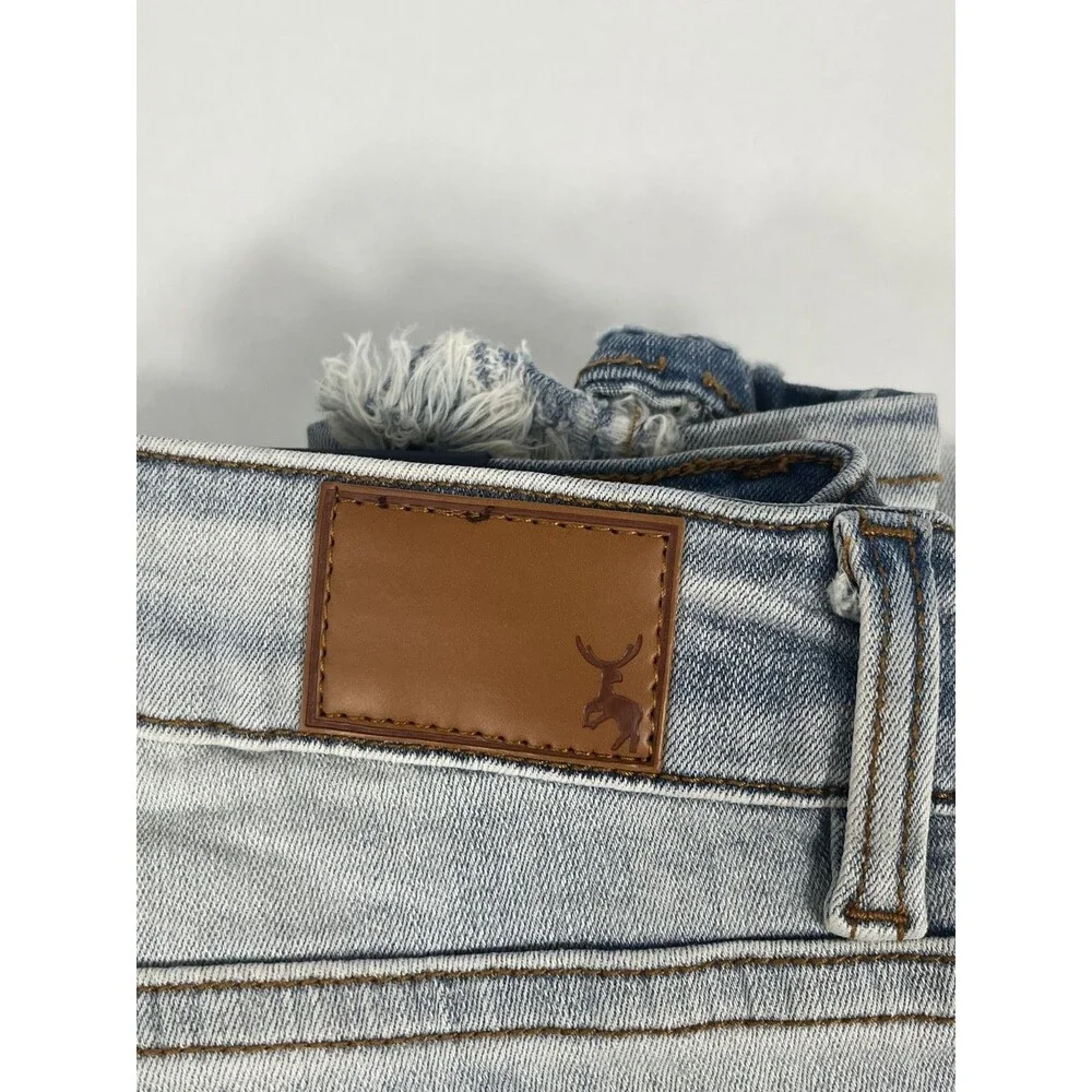Resfeber LA Collection Women's Boyfriend Jeans Size 4 Distressed Mid Rise NWT